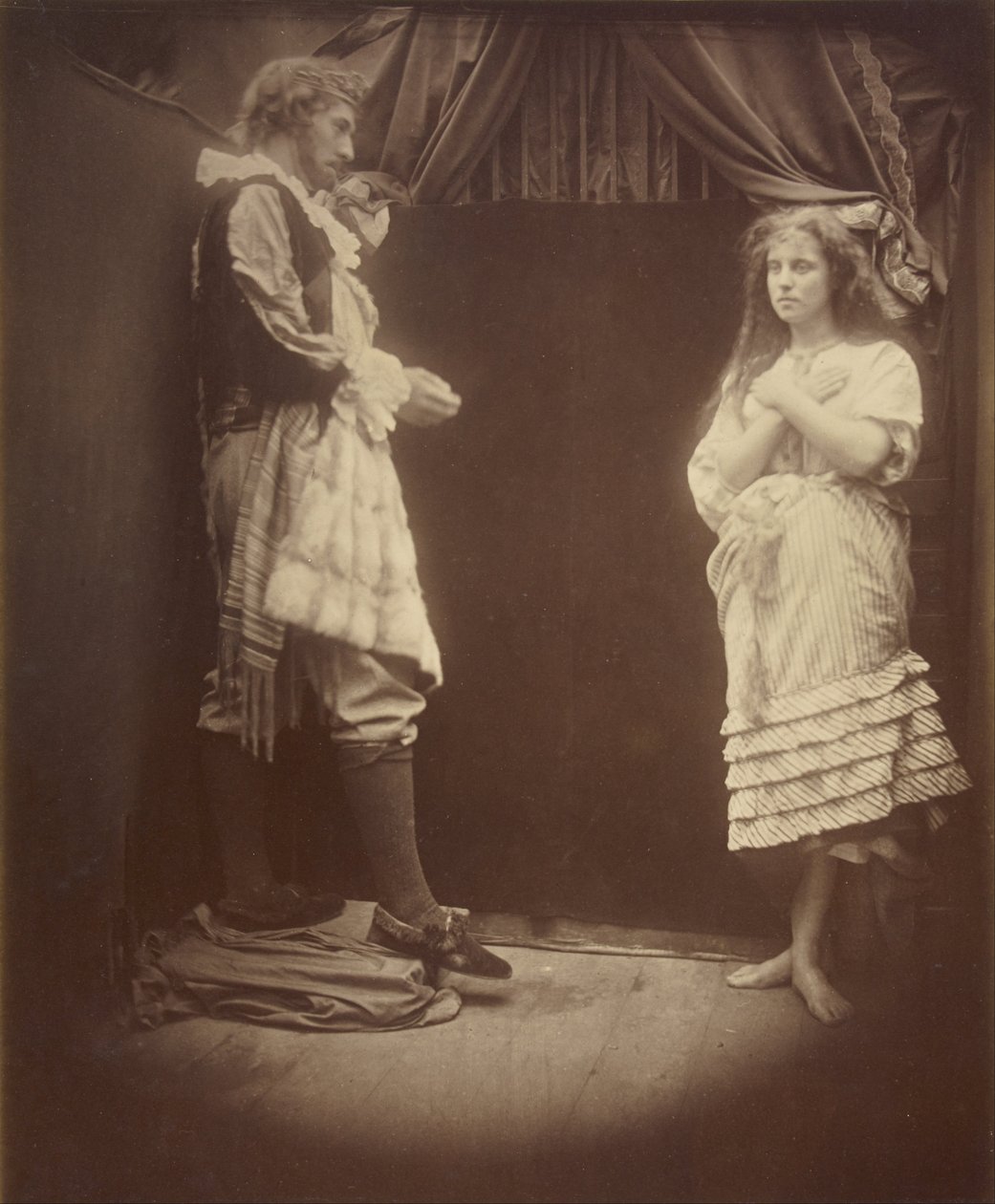 Král Cophetua a žebrácká služka od Julia Margaret Cameron