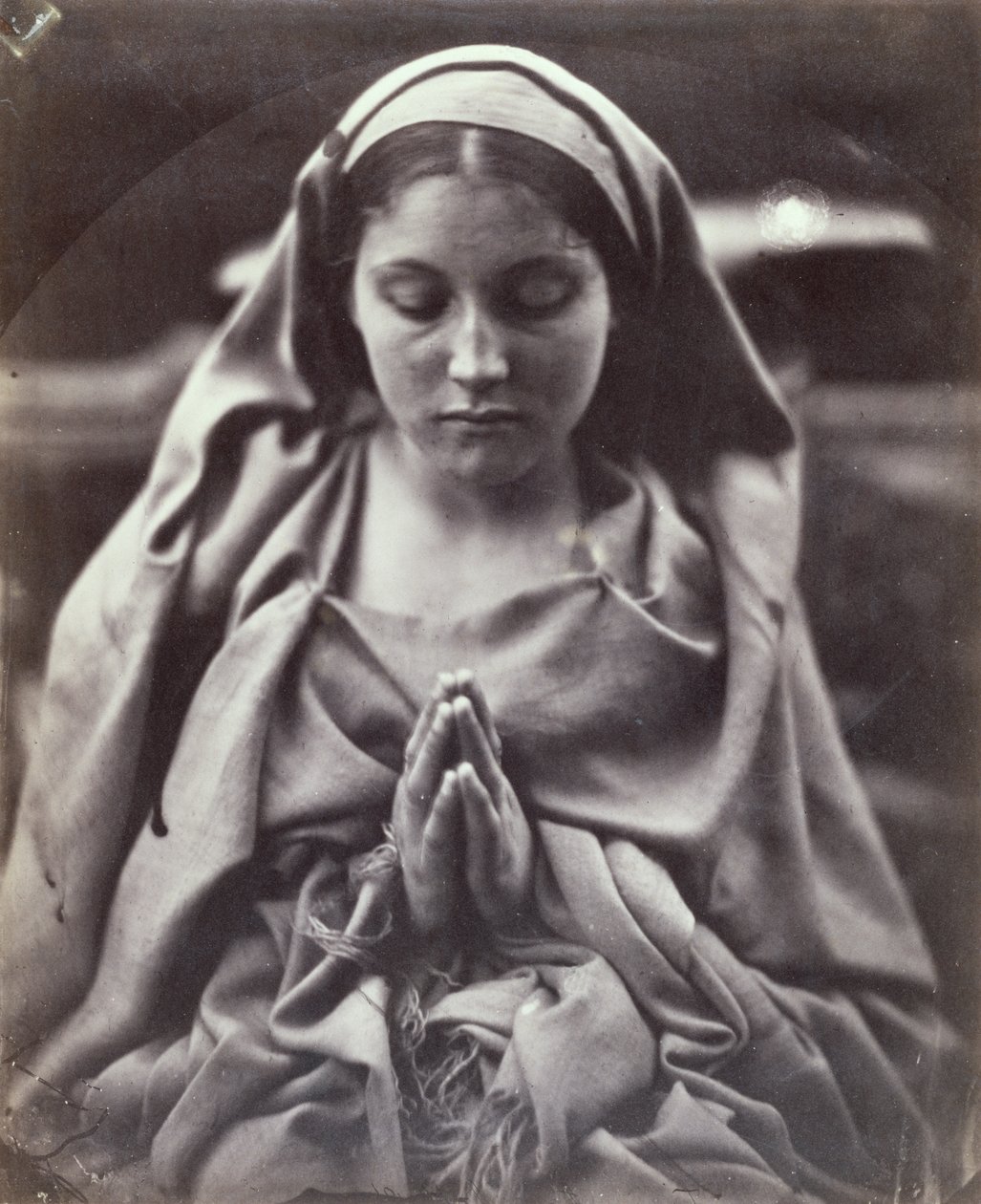 Svatá Anežka (albumenový tisk) od Julia Margaret Cameron