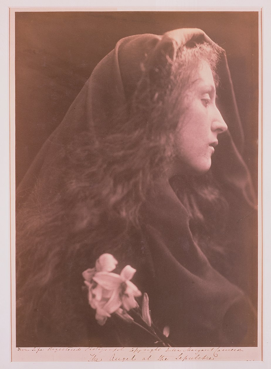 Anděl u hrobu od Julia Margaret Cameron