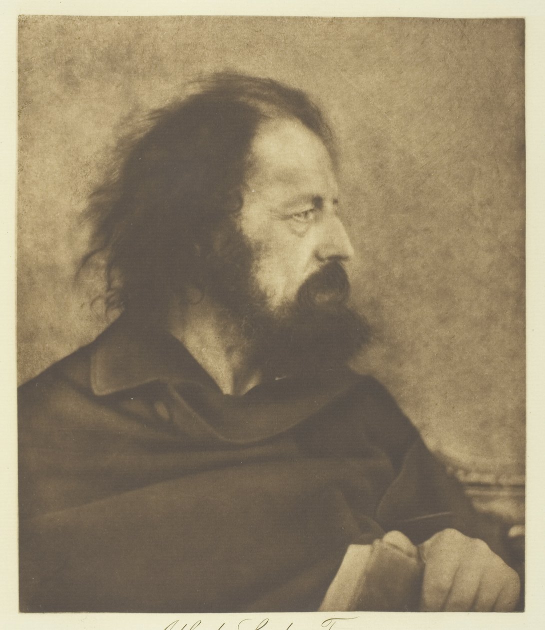 Alfred, Lord Tennyson (Dirty Monk) od Julia Margaret Cameron