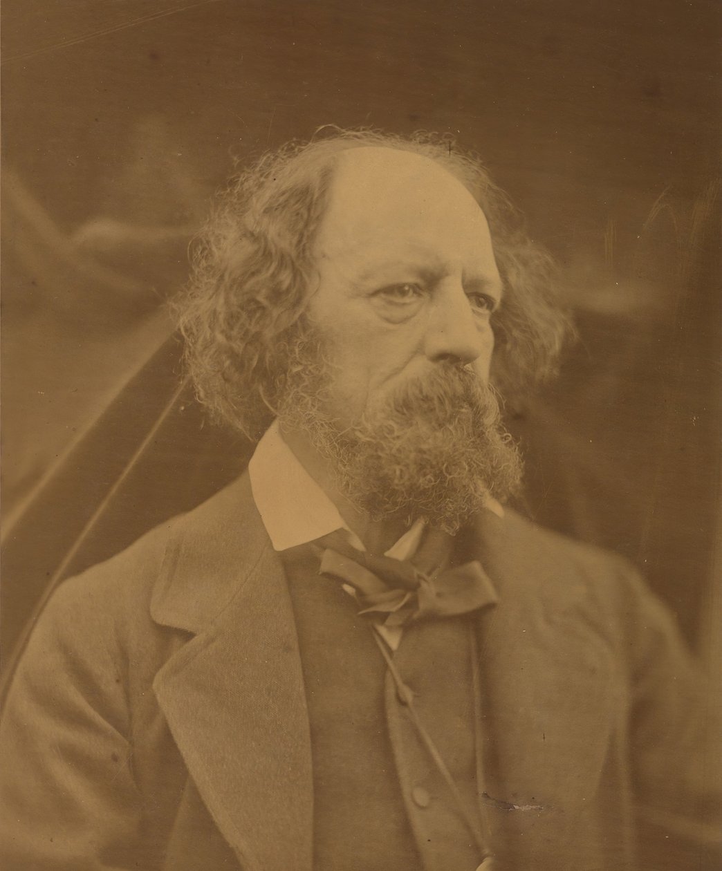 Alfred, Lord Tennyson, ca. 1865. od Julia Margaret Cameron