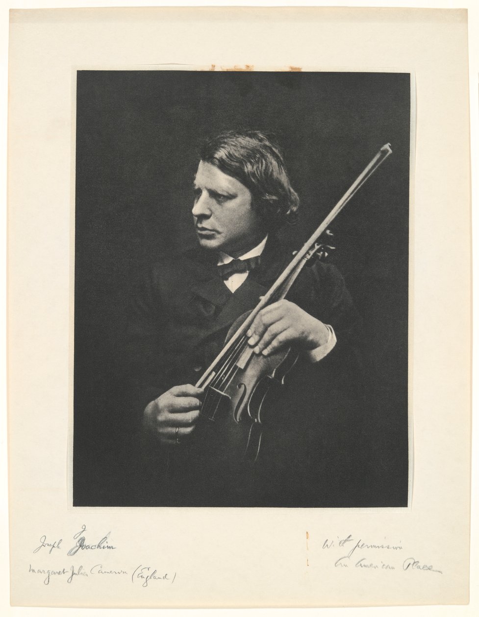 Josef Joachim od Julia Margaret Cameron