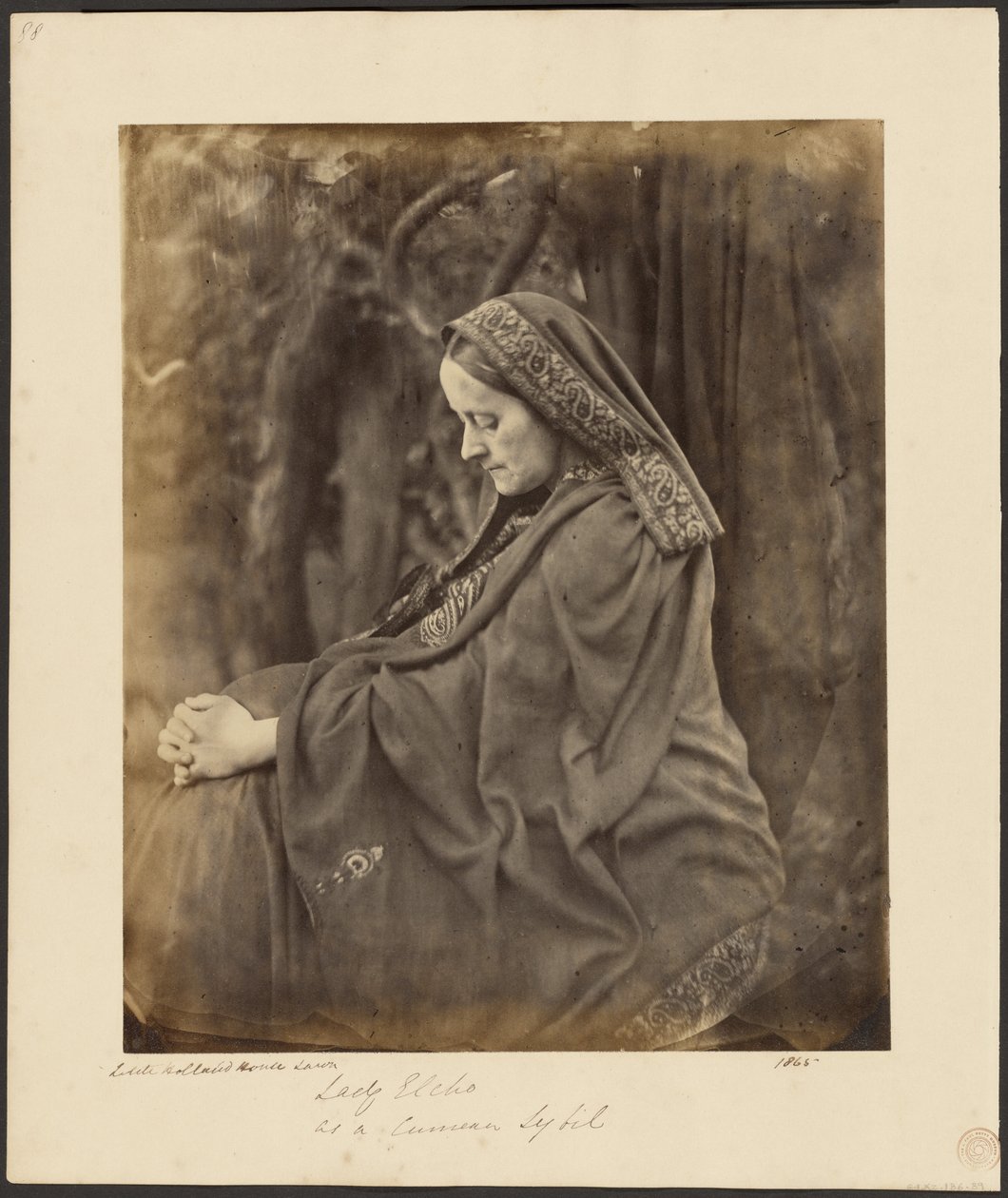 Lady Elcho jako Cumean Sybil od Julia Margaret Cameron