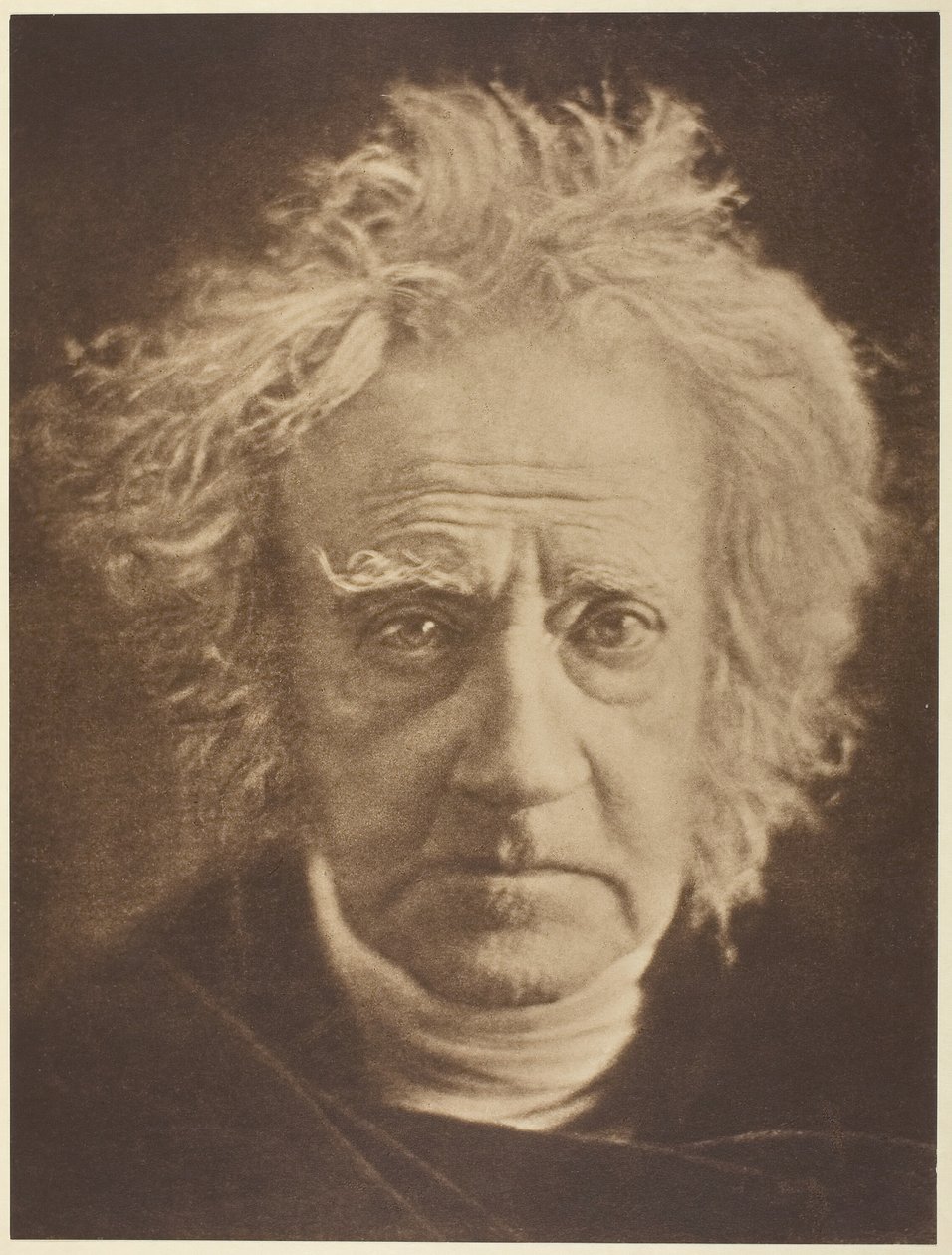 Sir John Herschel, 1867, vytištěno 1875. od Julia Margaret Cameron