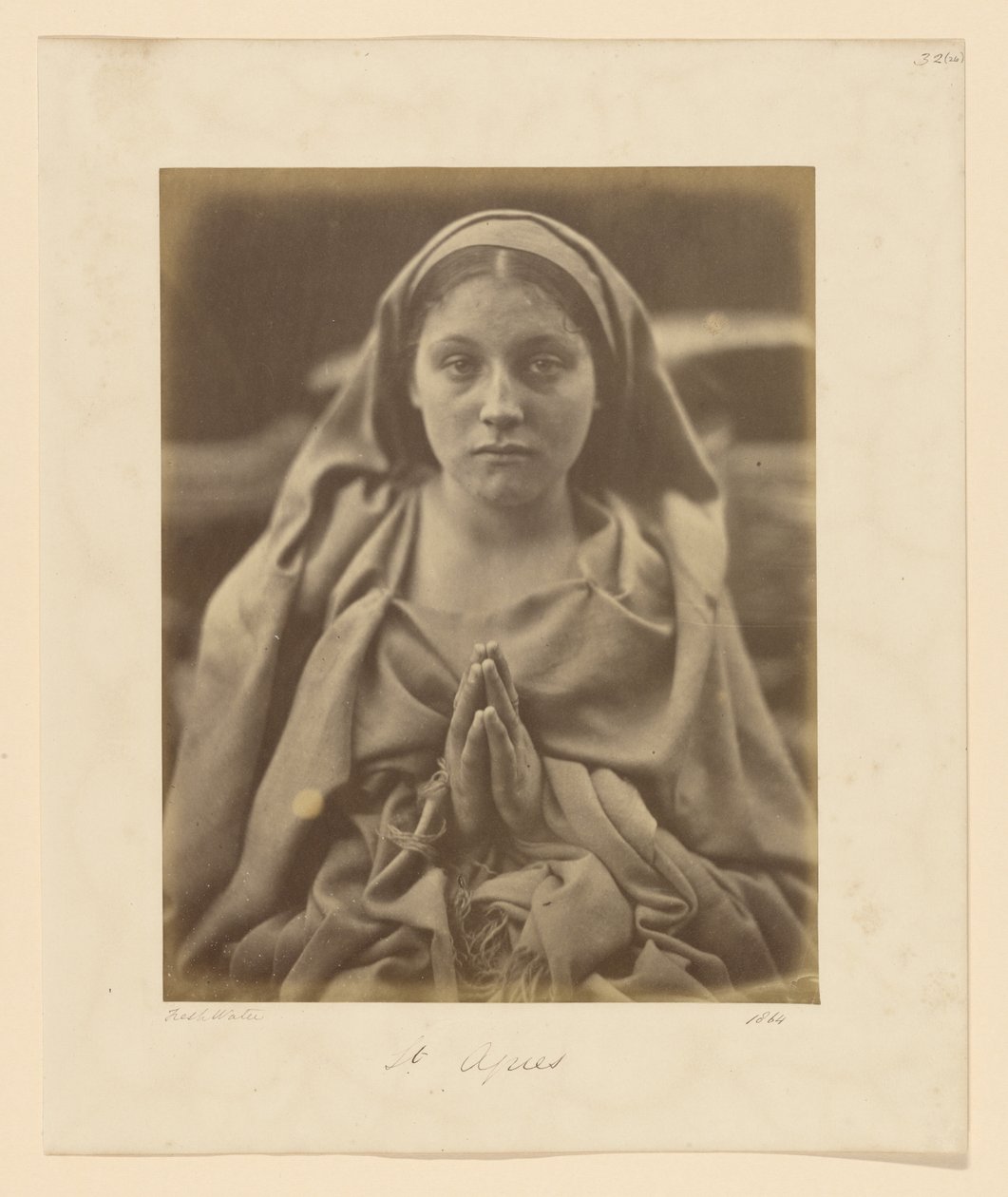 Svatá Anežka od Julia Margaret Cameron
