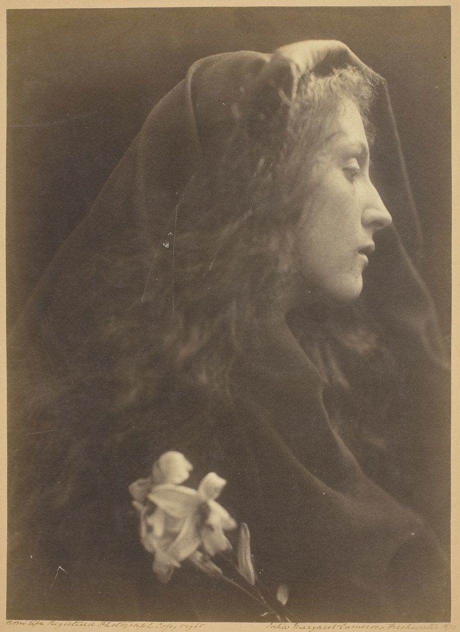 Anděl u hrobu od Julia Margaret Cameron