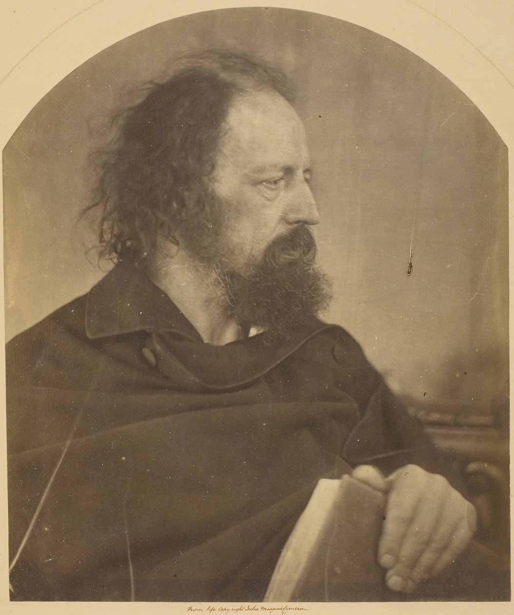 Špinavý mnich, Alfred Tennyson od Julia Margaret Cameron