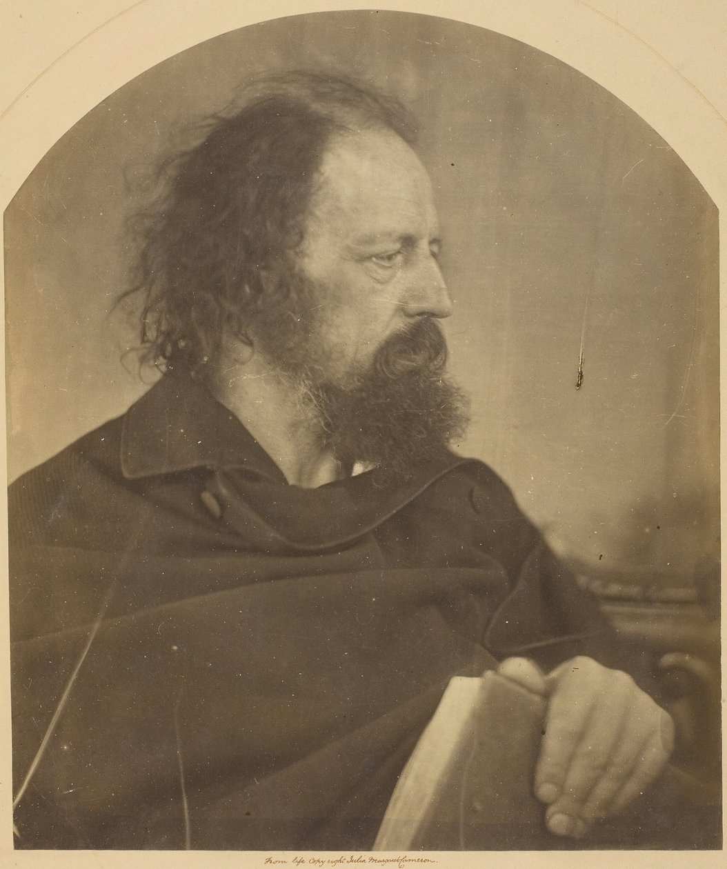 Špinavý mnich, Alfred Tennyson, 1865. od Julia Margaret Cameron
