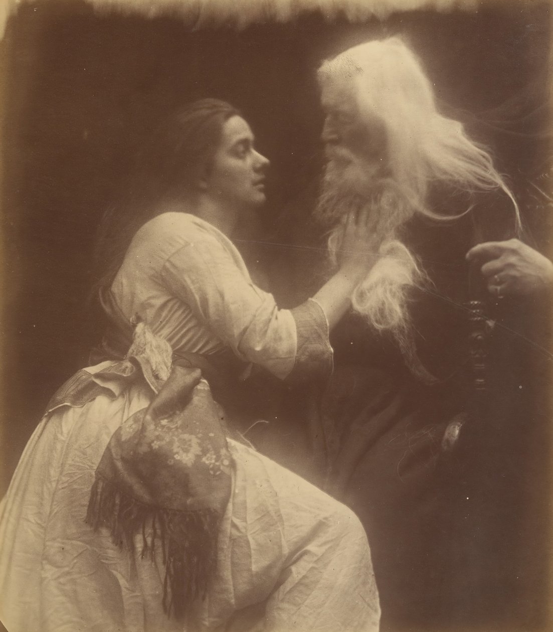 Vivien a Merlin, září 1874. od Julia Margaret Cameron