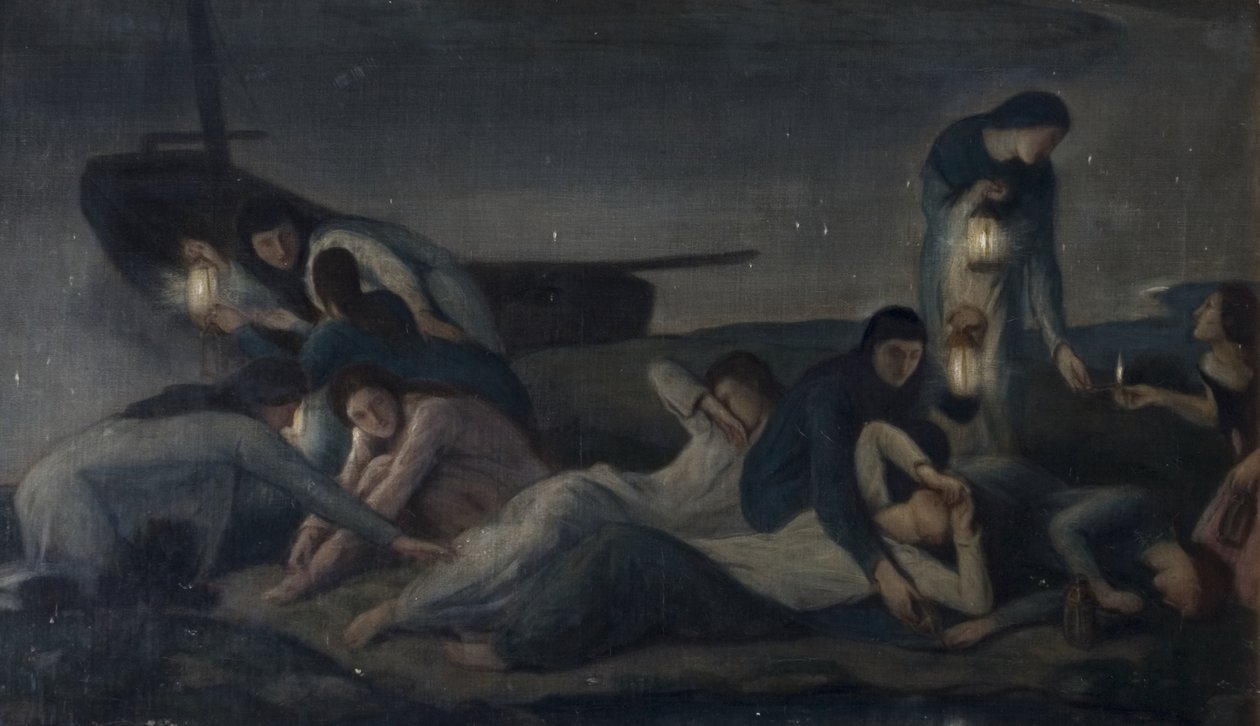Moudré a hloupé panny, kolem roku 1920 od Julia Wedgewood