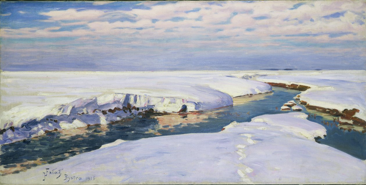 Zimní krajina, 1915 od Julian Falat