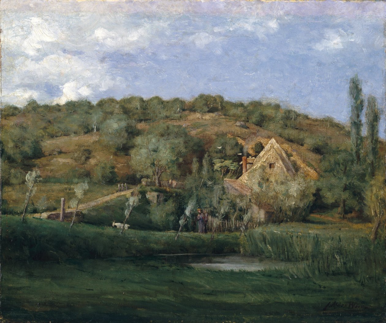 Francouzská usedlost, 1878 od Julian Alden Weir