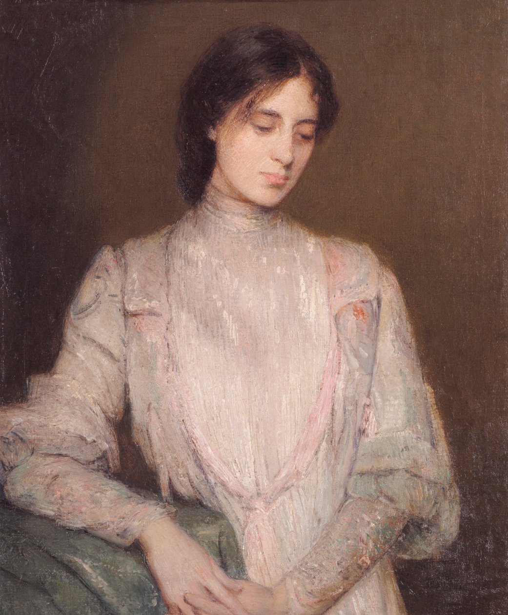 Gentlewoman, 1906. od Julian Alden Weir
