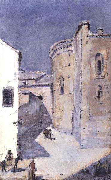 Španělské město od Julian Alden Weir