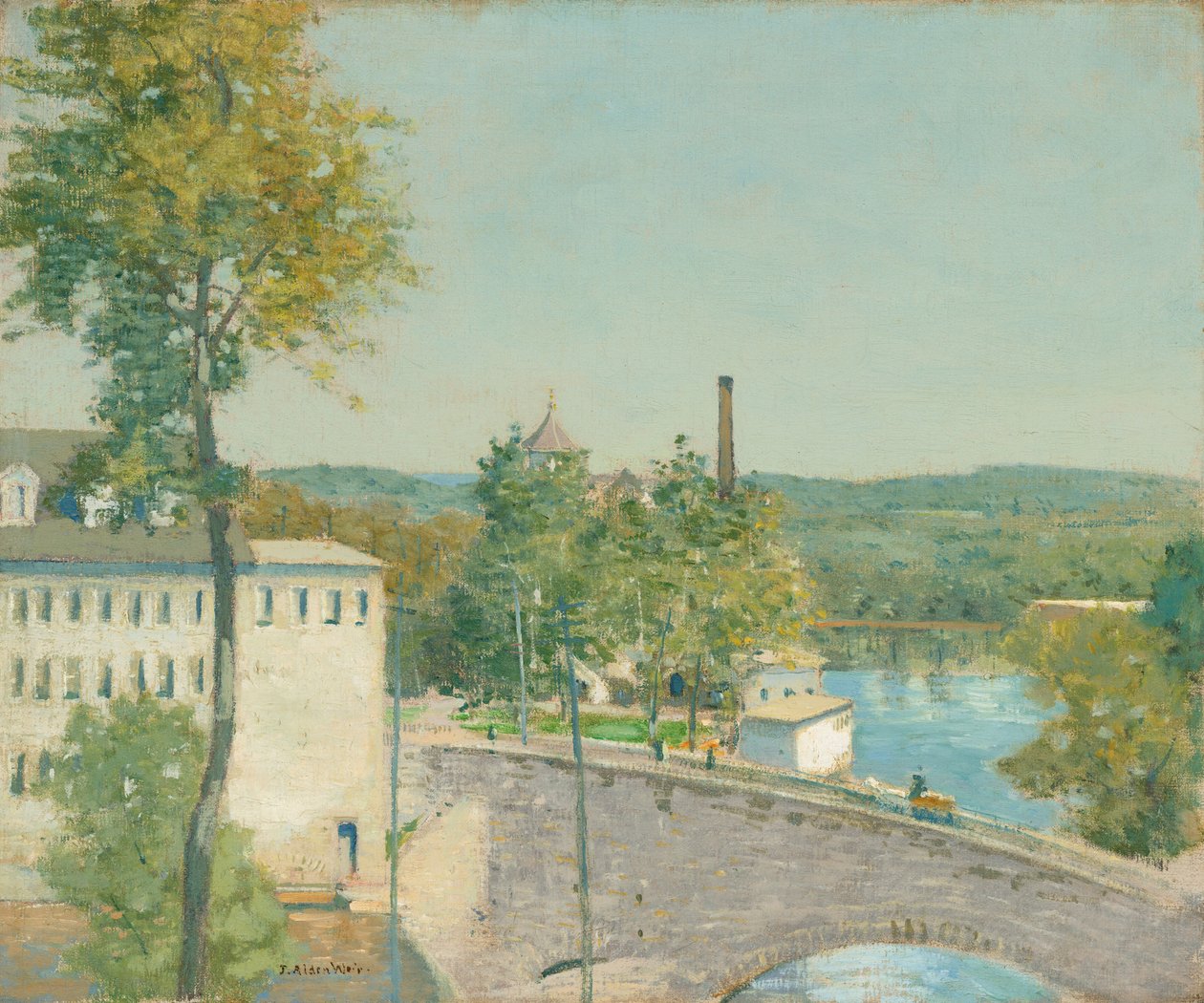 U.S. Thread Company Mills, Willimantic, Connecticut od Julian Alden Weir