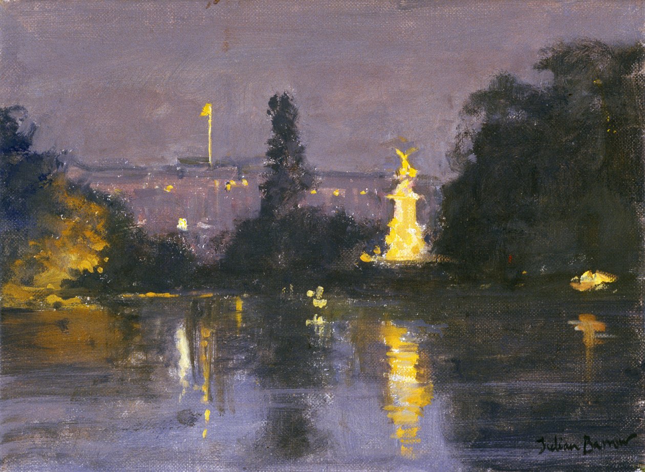 Buckinghamský palác - Noc od Julian Barrow
