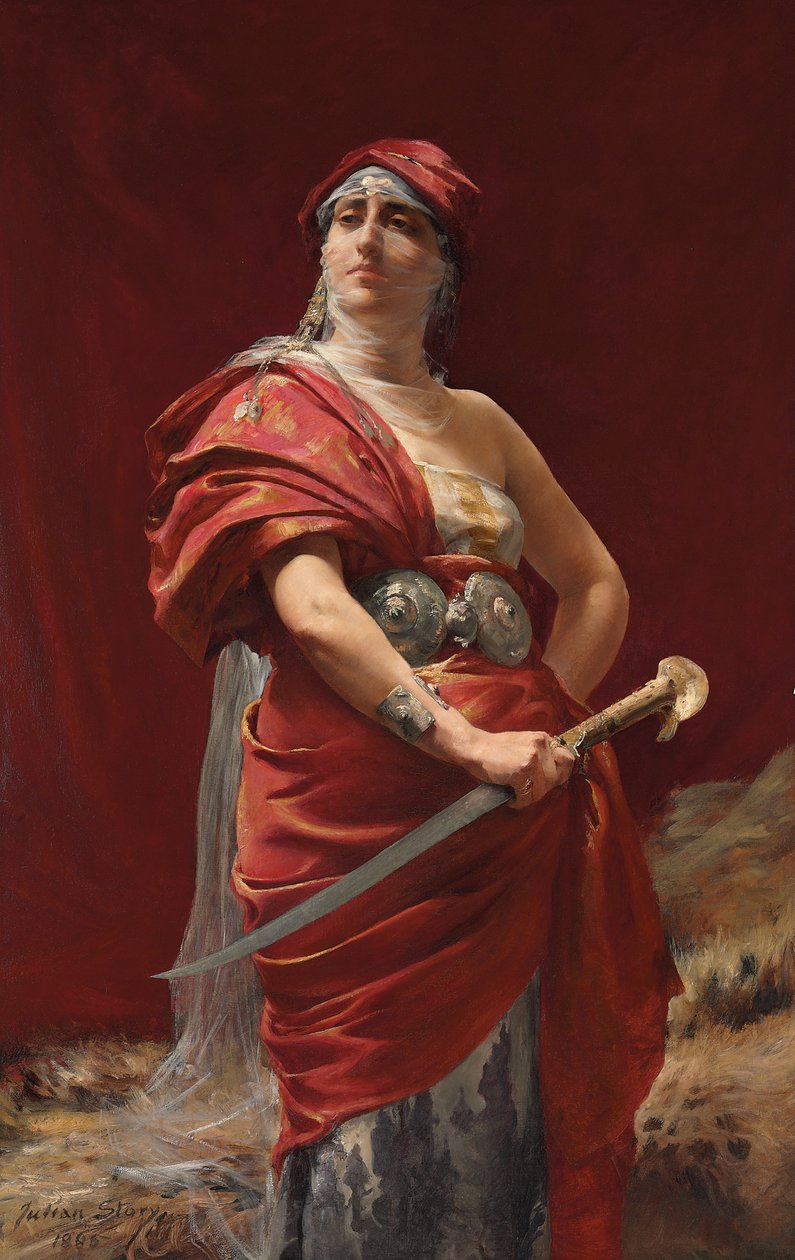 Tragedienne, 1885 od Julian Russell Story