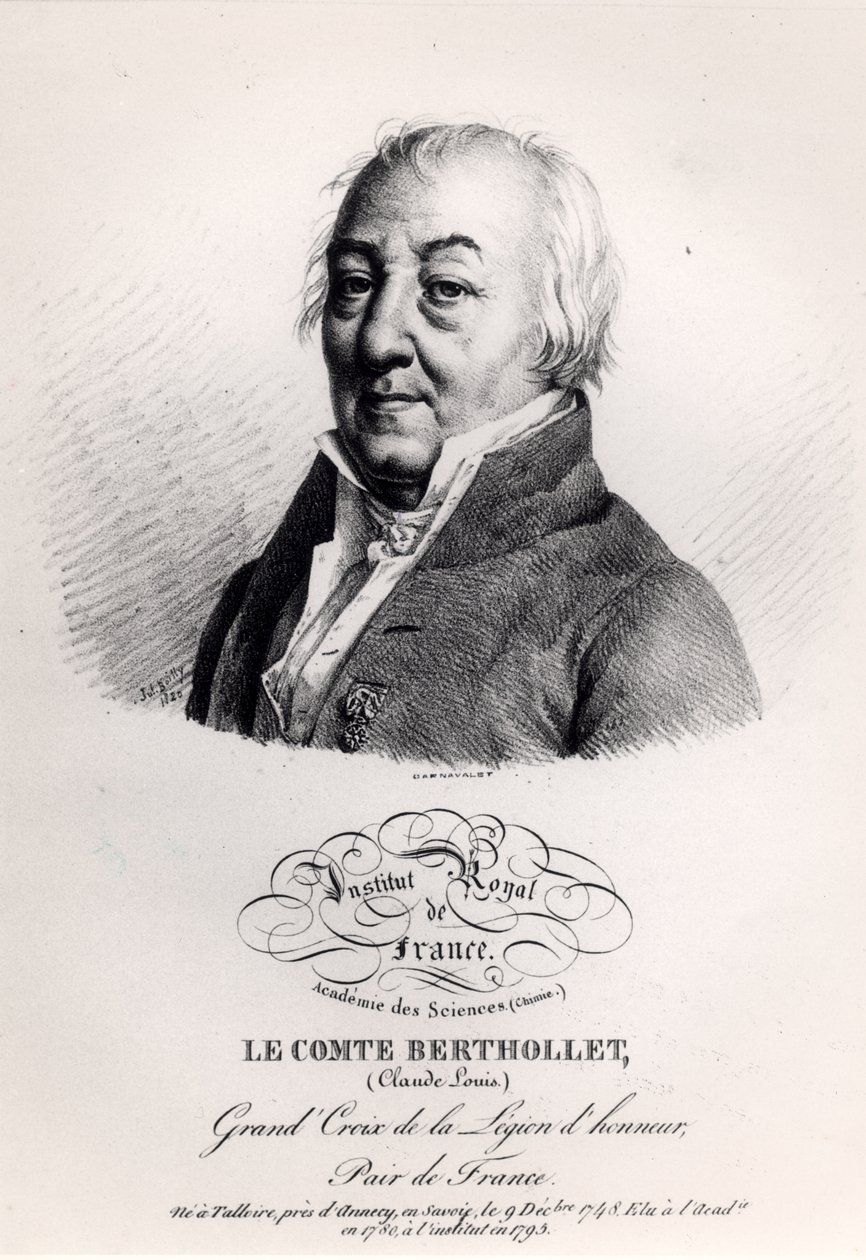 hrabě Claude Louis Berthollet (1748-1822) od Julien Leopold Boilly