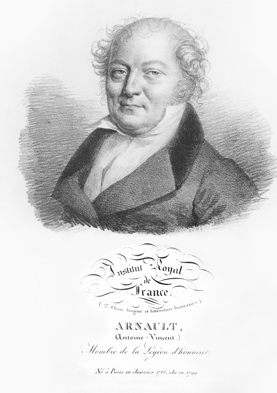 Vincent Antoine Arnault od Julien Leopold Boilly