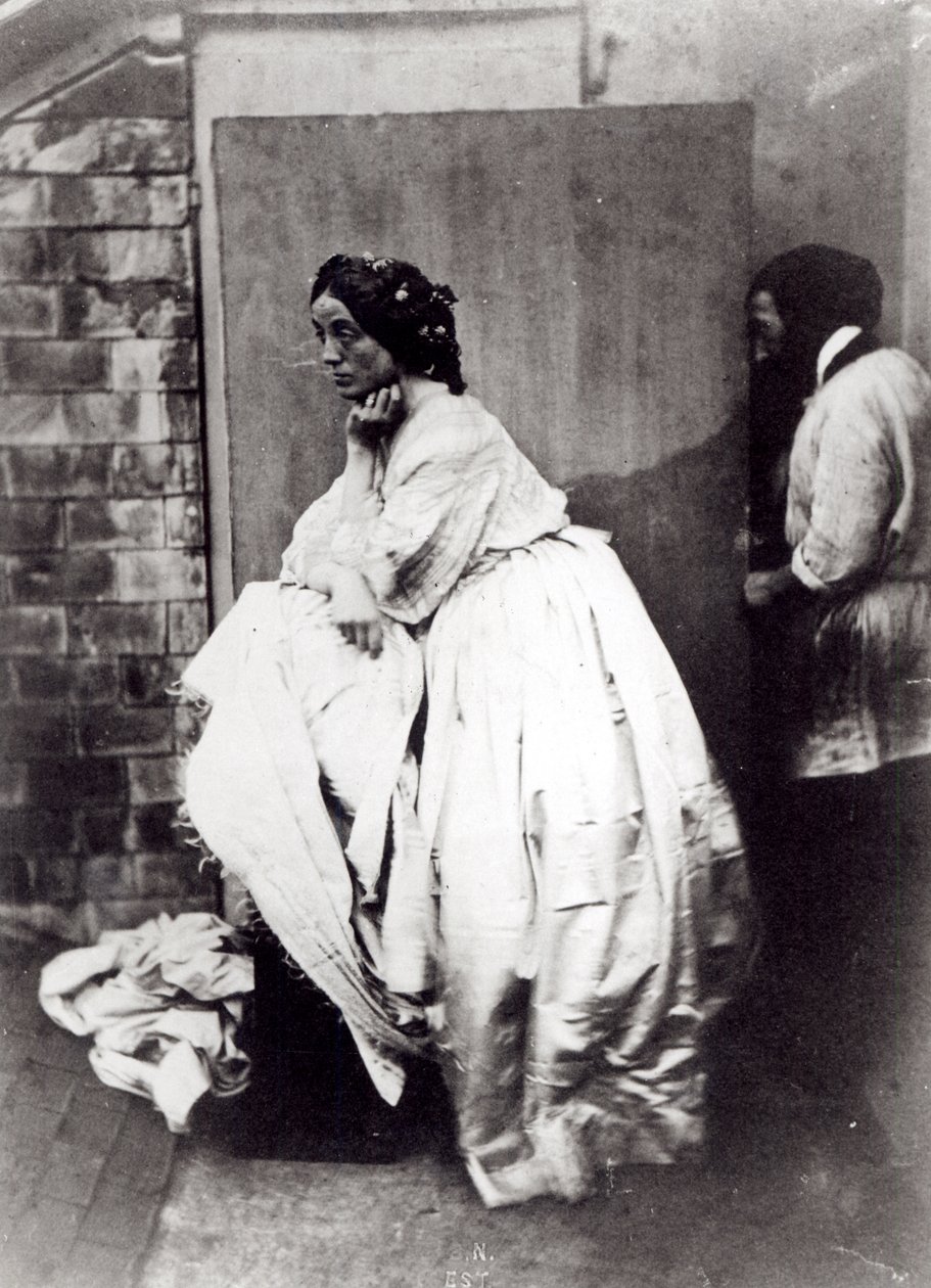 Modelka, kolem roku 1850 od Julien Vallou de Villeneuve