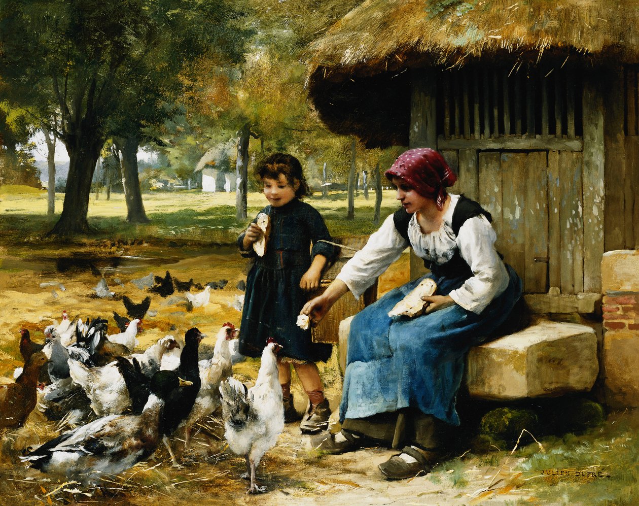 Čas krmení, od Julien Dupre