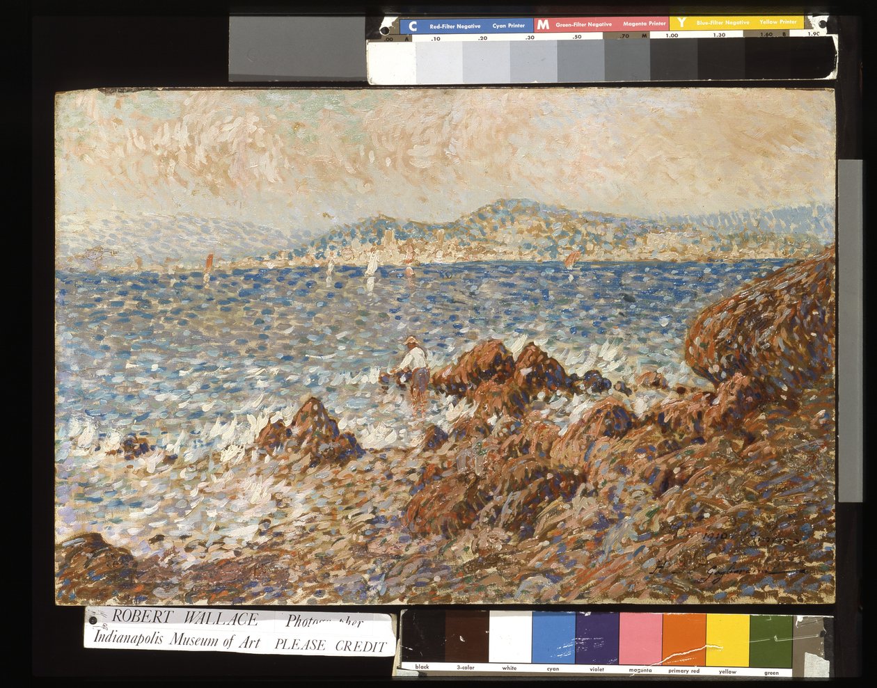 Cannes (olej na dřevě) od Julien Gustave Gagliardini