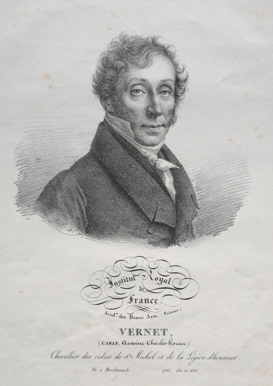 Carl Vernet, narozen 1825. od Julien Leopold Boilly