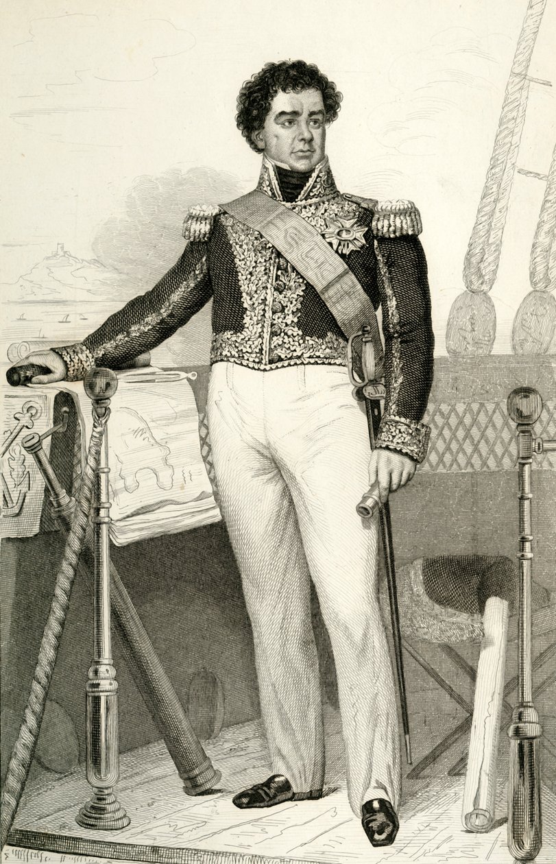 Guy-Victor Duperré, 1804, 1839. od Julien Leopold Boilly