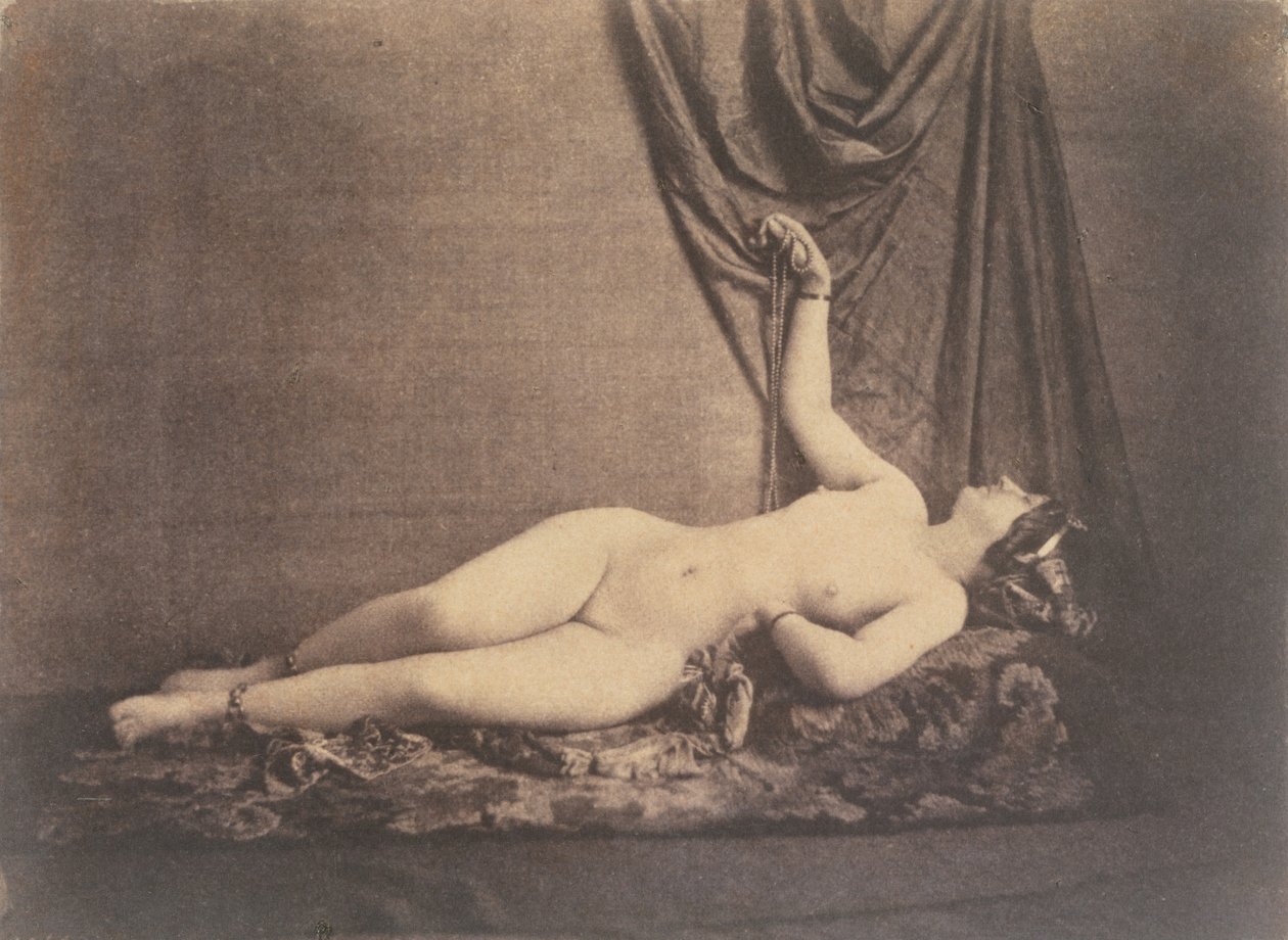 [Ležící ženský akt], ca. 1853. od Julien Vallou de Villeneuve