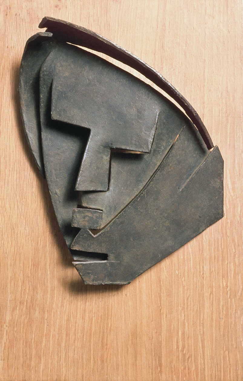 Maska obrysu Little Montserrat (bronz) od Julio Gonzalez