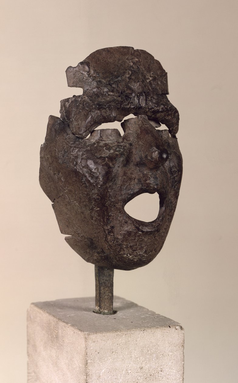 Screaming Montserrat Mask, cca 1938-39 (železo) od Julio Gonzalez