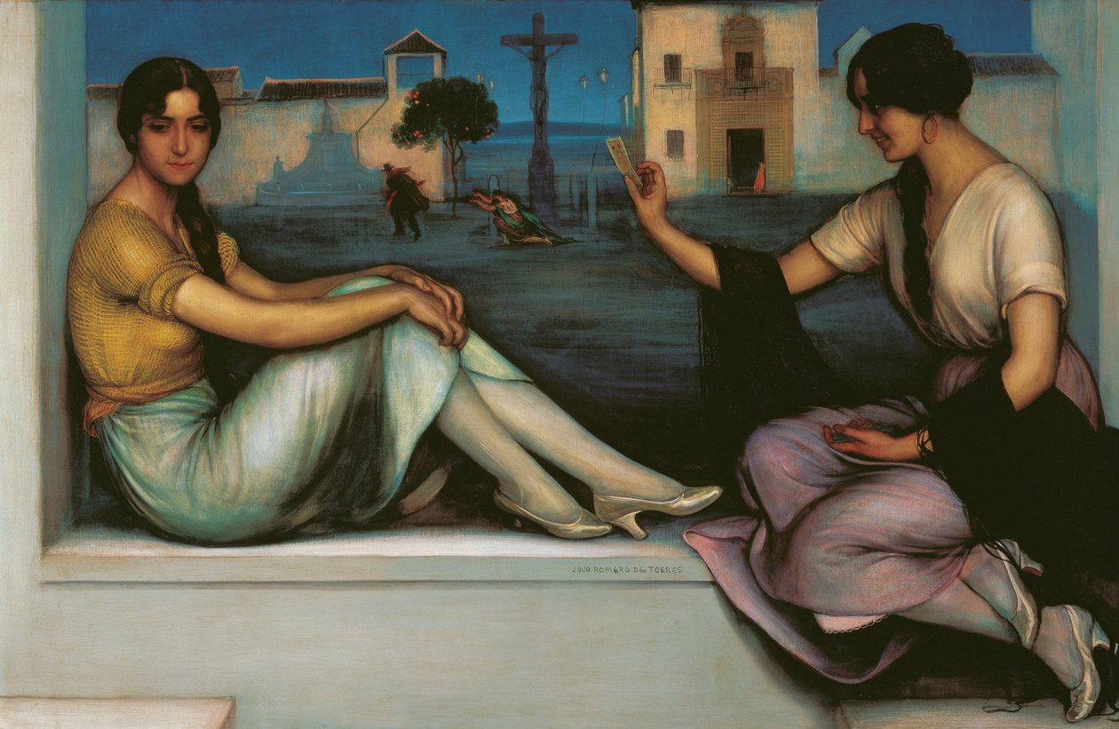 Věštectví od Julio Romero de Torres
