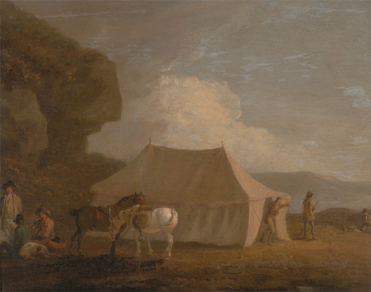 The Shooting Party od Julius Caesar Ibbetson