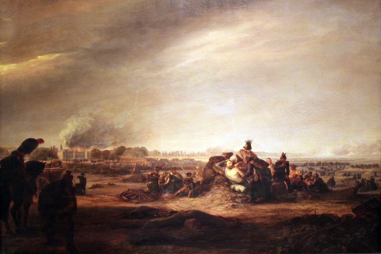 Bitva u Drážďan od Julius Ferdinand Wilhelm Sattler