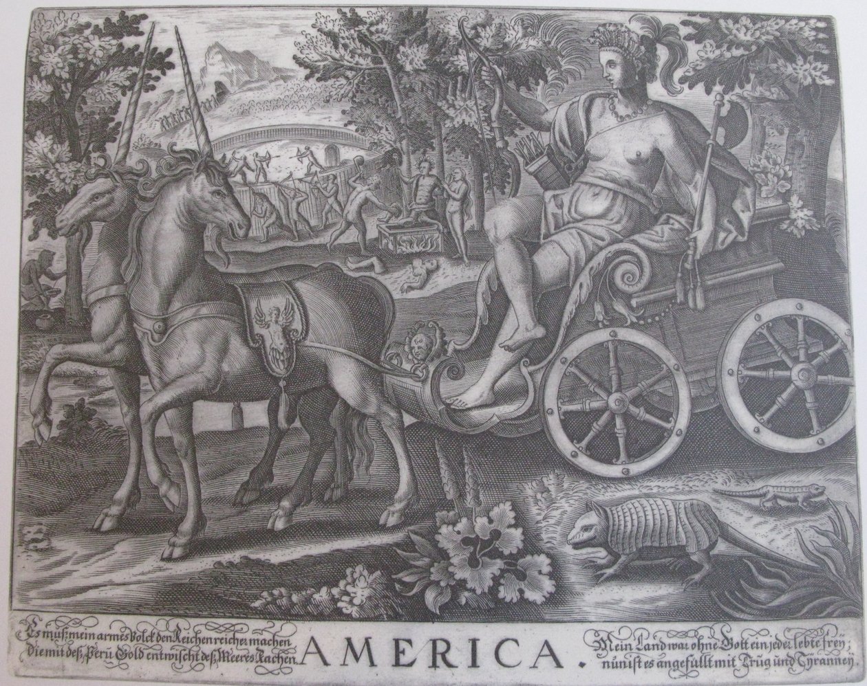 Amerika od Julius Goltzius