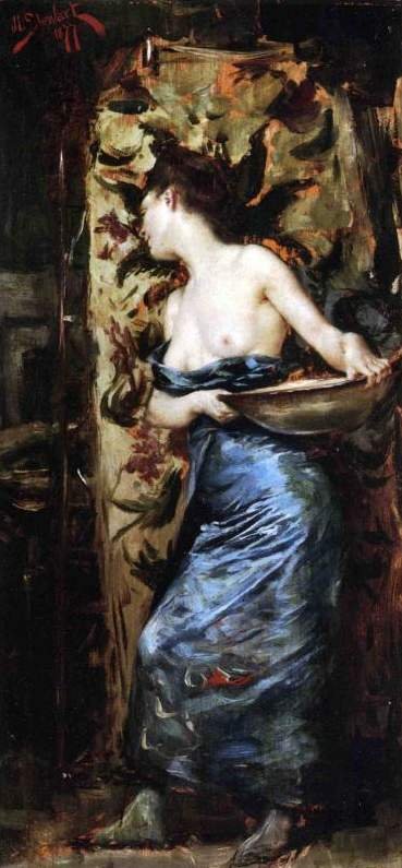 Mi-Nuen žena od Julius Leblanc Stewart