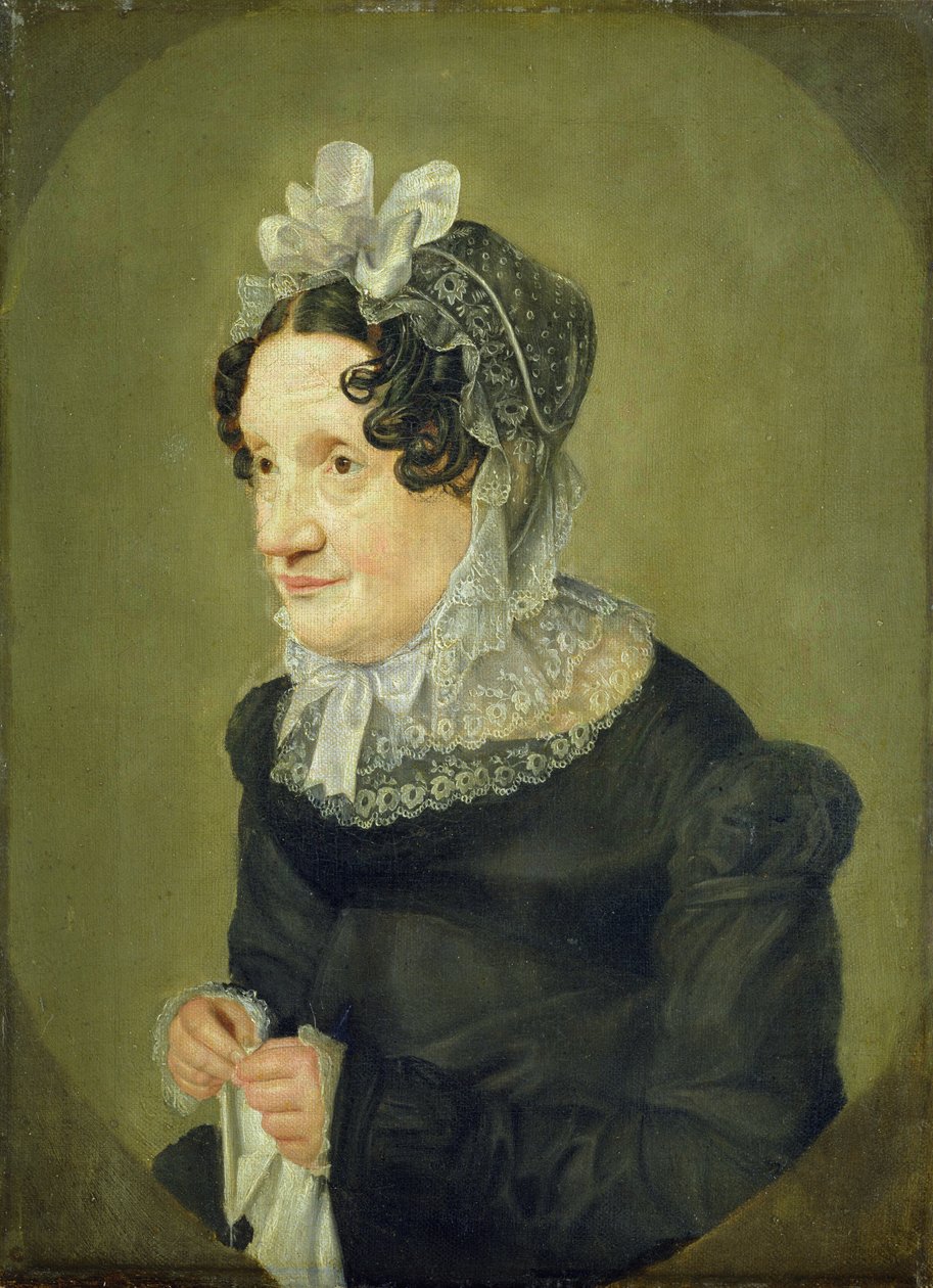 Katharina Oldach, teta umělce, 1824 od Julius Oldach