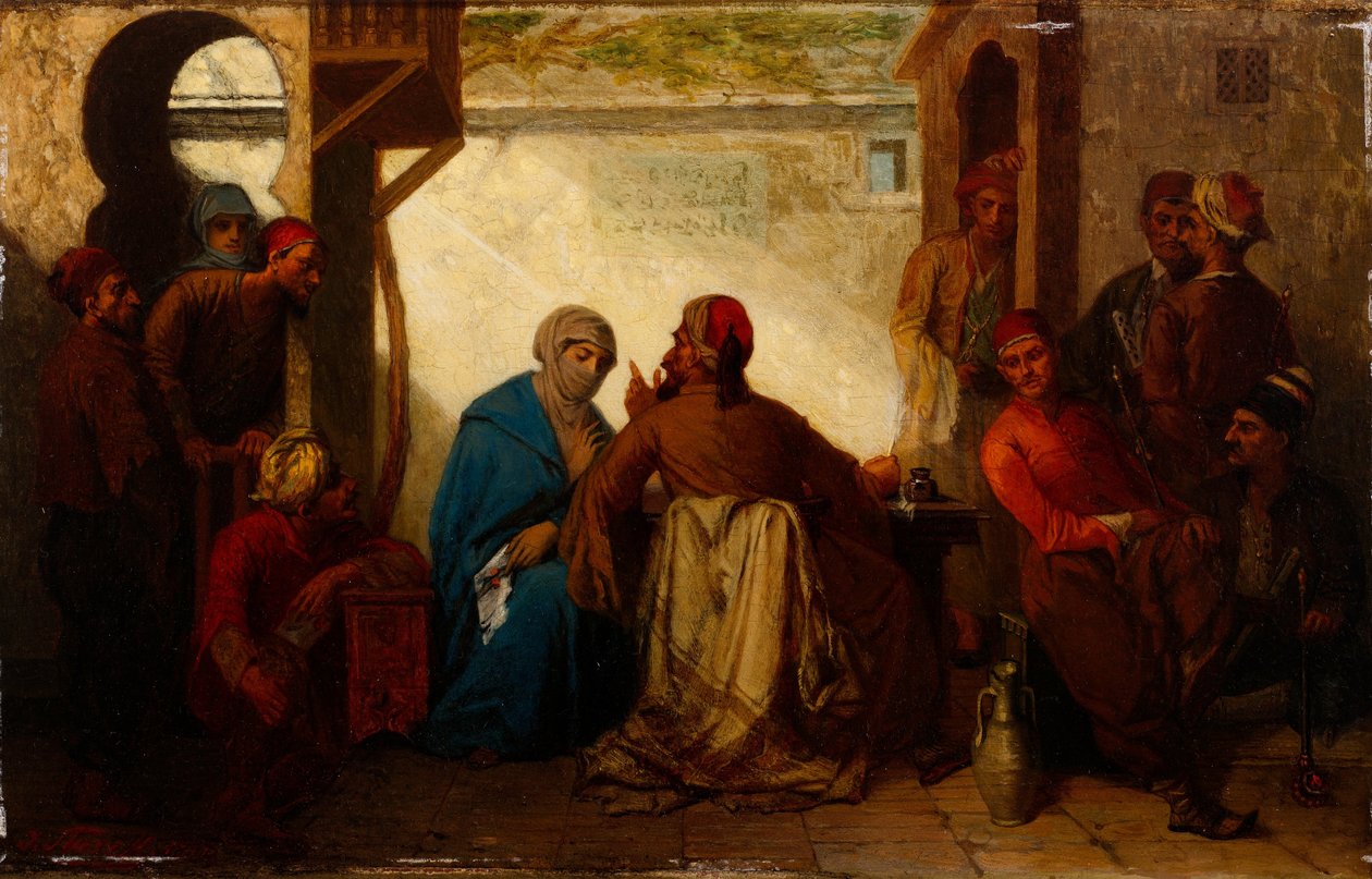 Písař od Julius Joseph Gaspard Starck