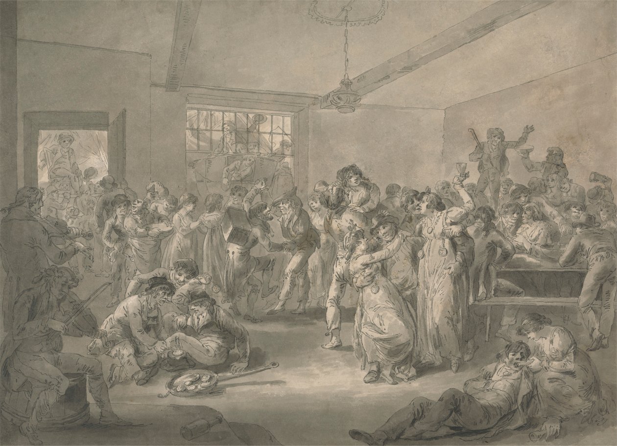 Námořnické hodinky na kolotoči a smažení od Julius Caesar Ibbetson