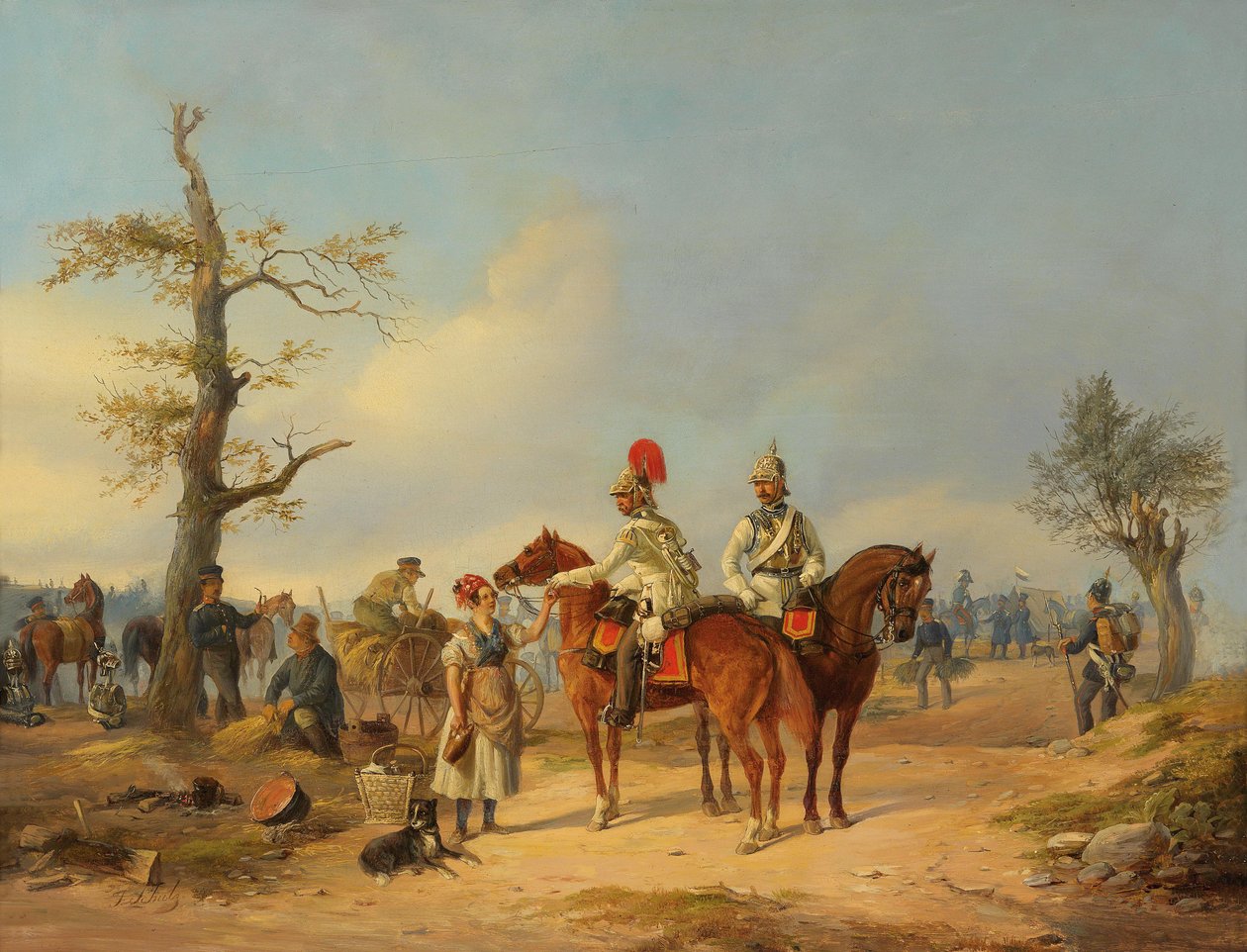 Sutler a pruské kyrysníci od Julius Carl Schulz
