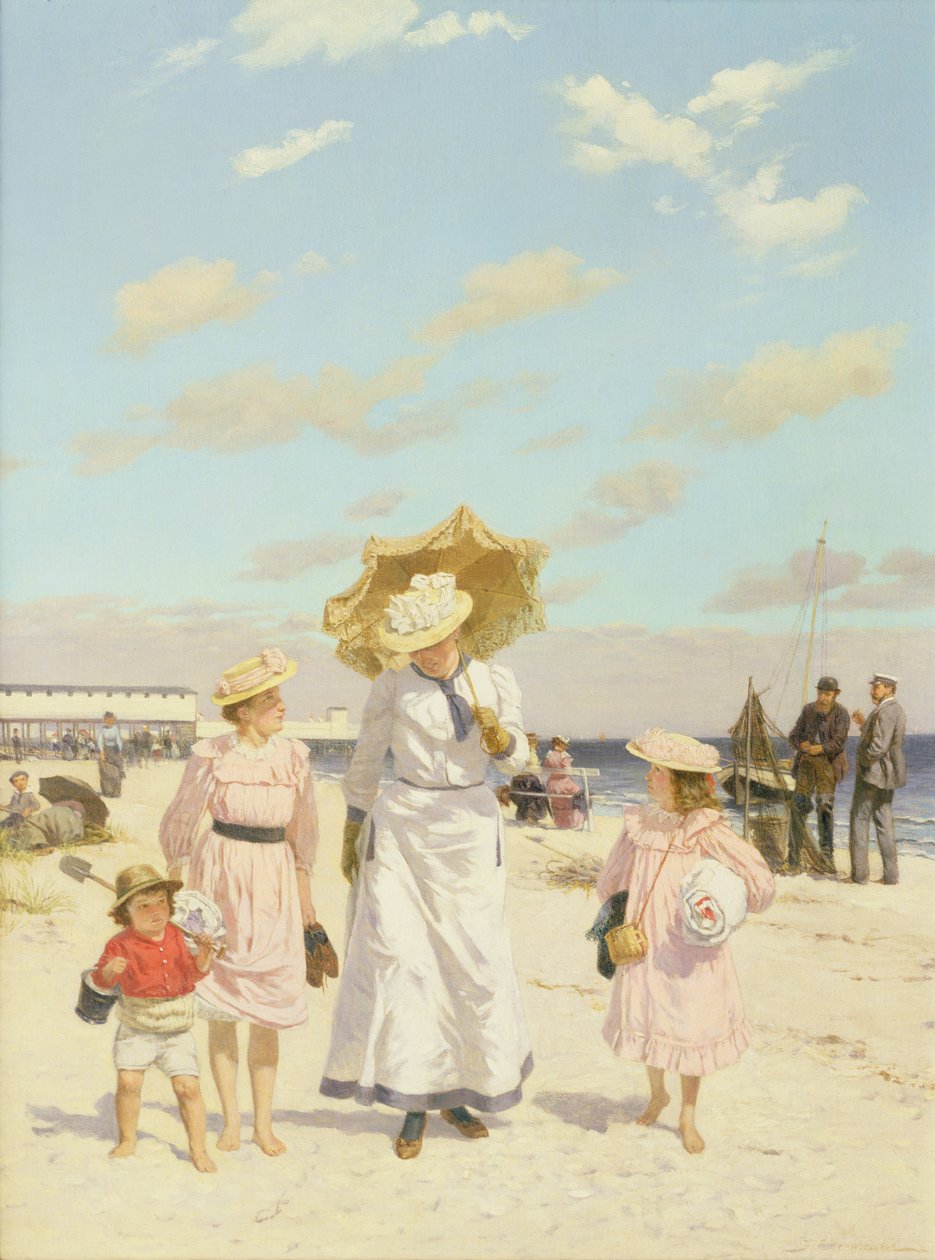 On the Sands, cca 1900 (olej na plátně) od Julius Ehrentraut