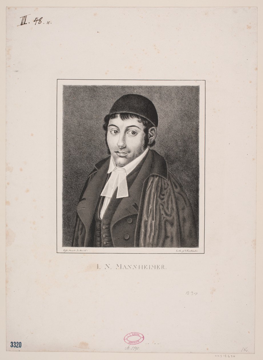 Rabín I.N. Mannheimer od Julius Friedlænder