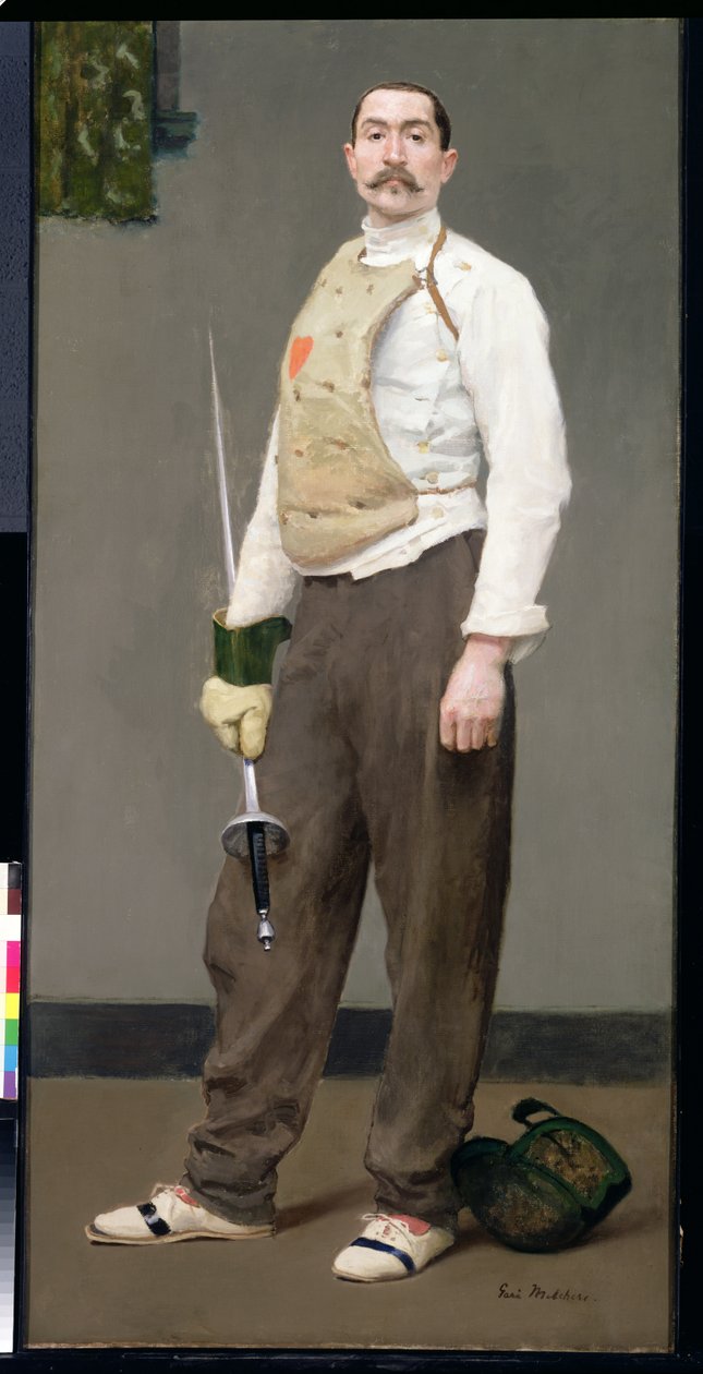 Mistr šermu, kolem roku 1900 od Julius Gari Melchers