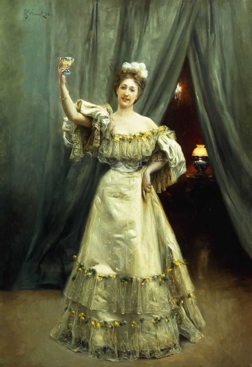 Přípitek, 1896 od Julius Leblanc Stewart