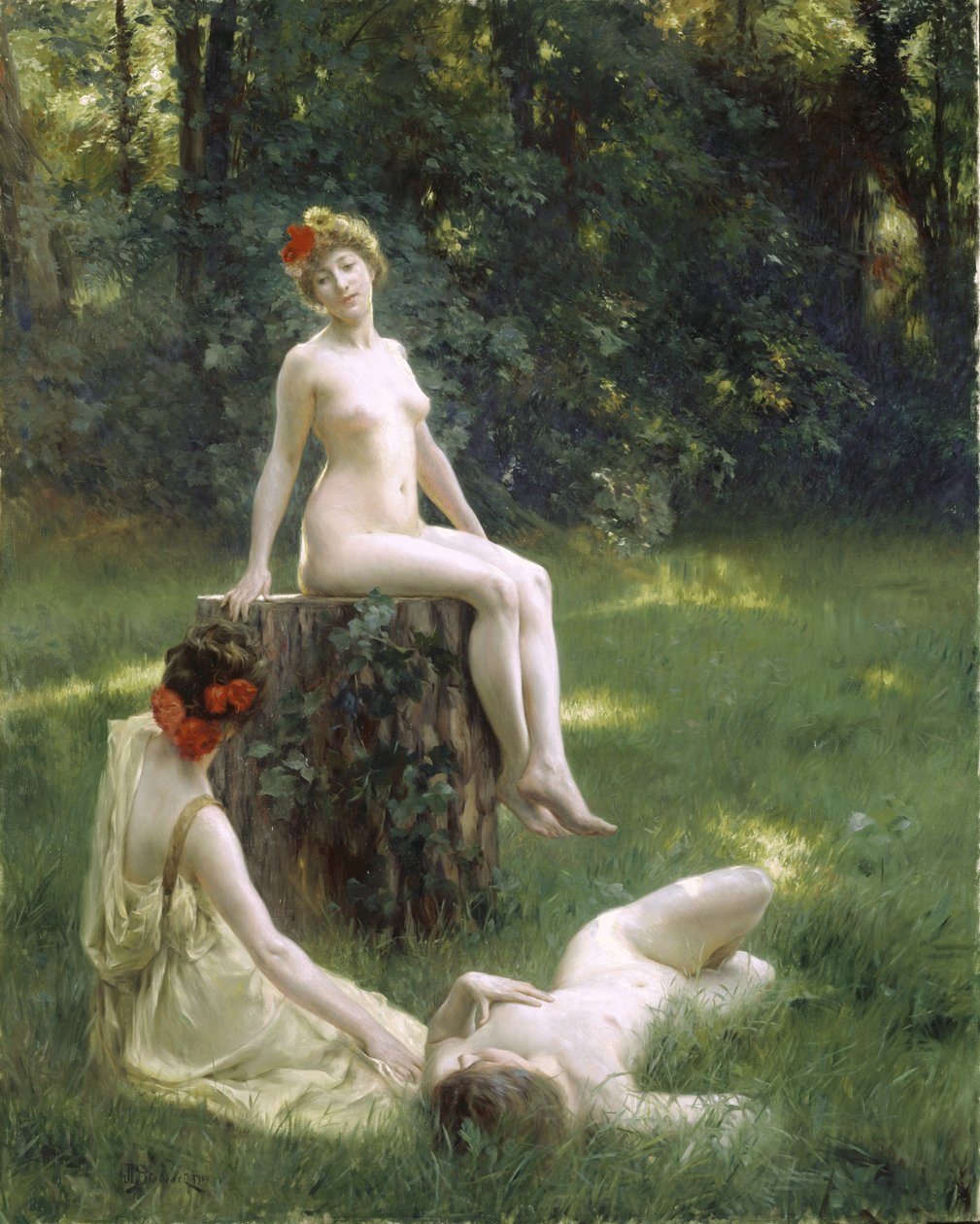 The Glade, 1900 od Julius Leblanc Stewart
