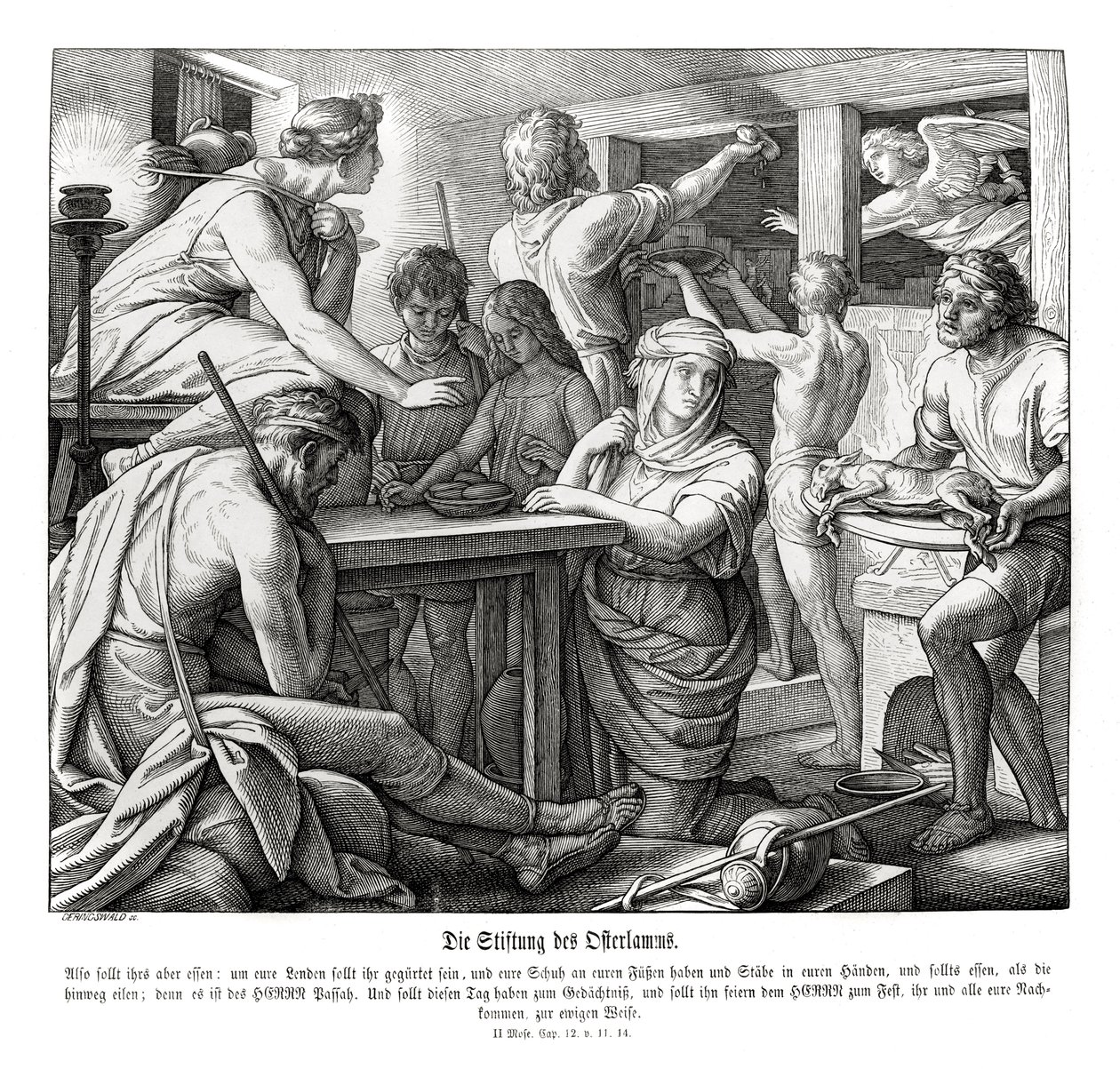 Pesach, Exodus od Julius Schnorr von Carolsfeld