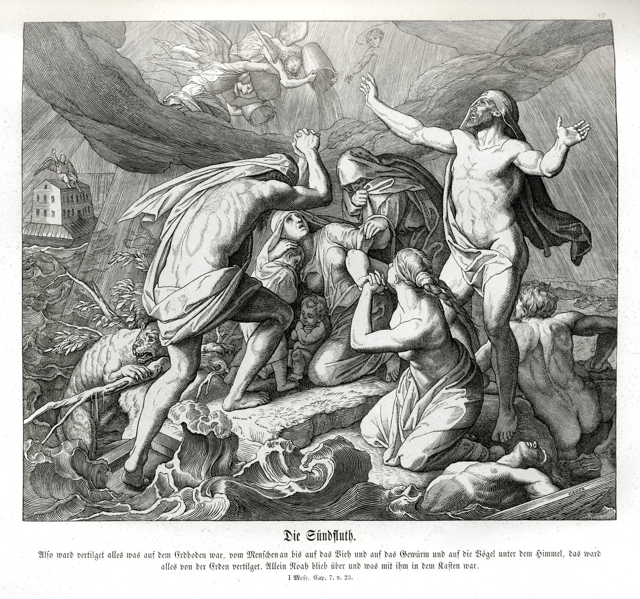 Potopa, Genesis od Julius Schnorr von Carolsfeld