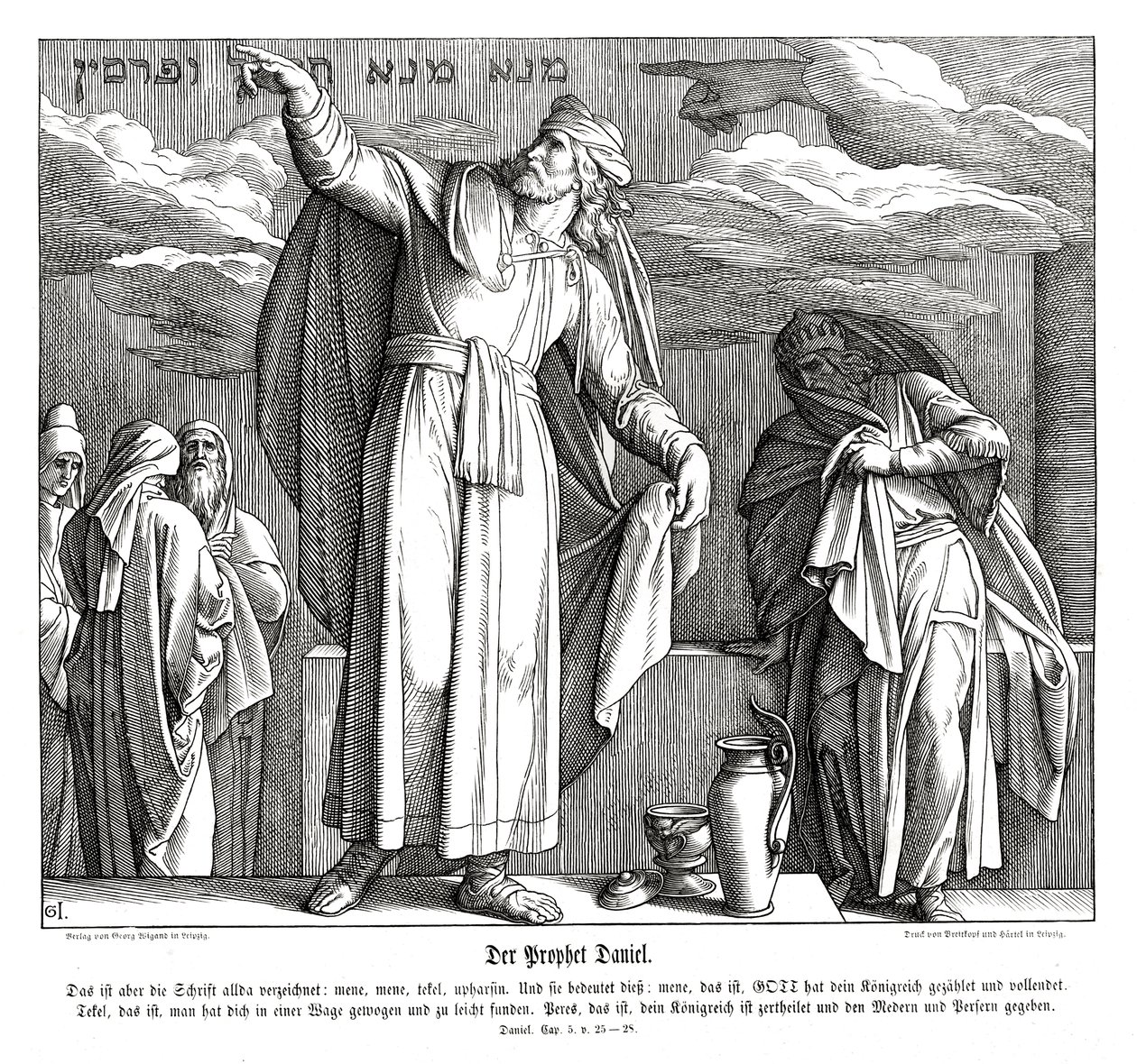 Prorok Daniel od Julius Schnorr von Carolsfeld