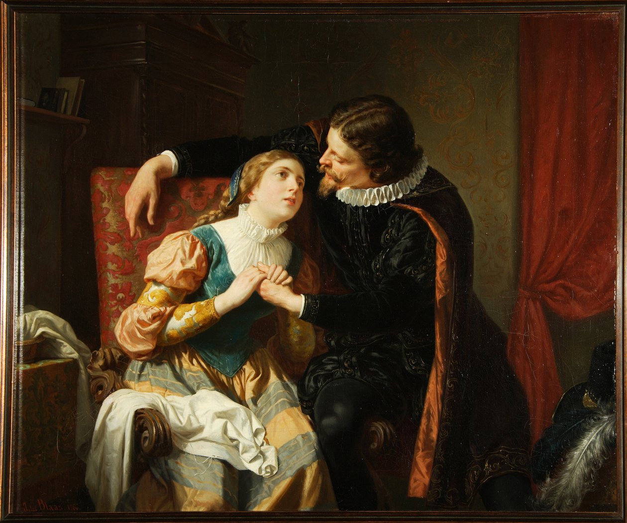 Egmont a Klärchen od Julius von Blaas