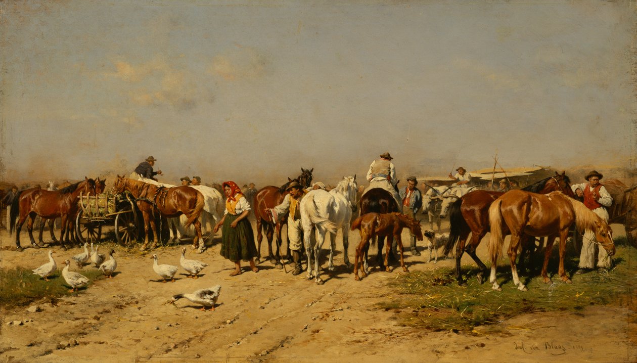 Trh od Julius von Blaas